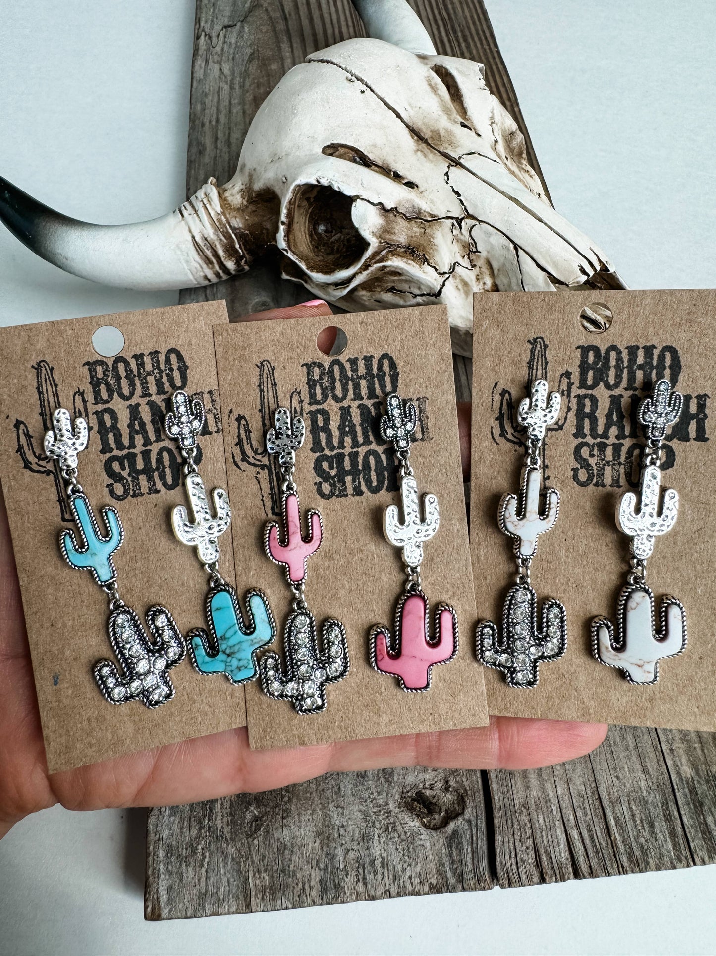 CACTUS DROP EARRINGS
