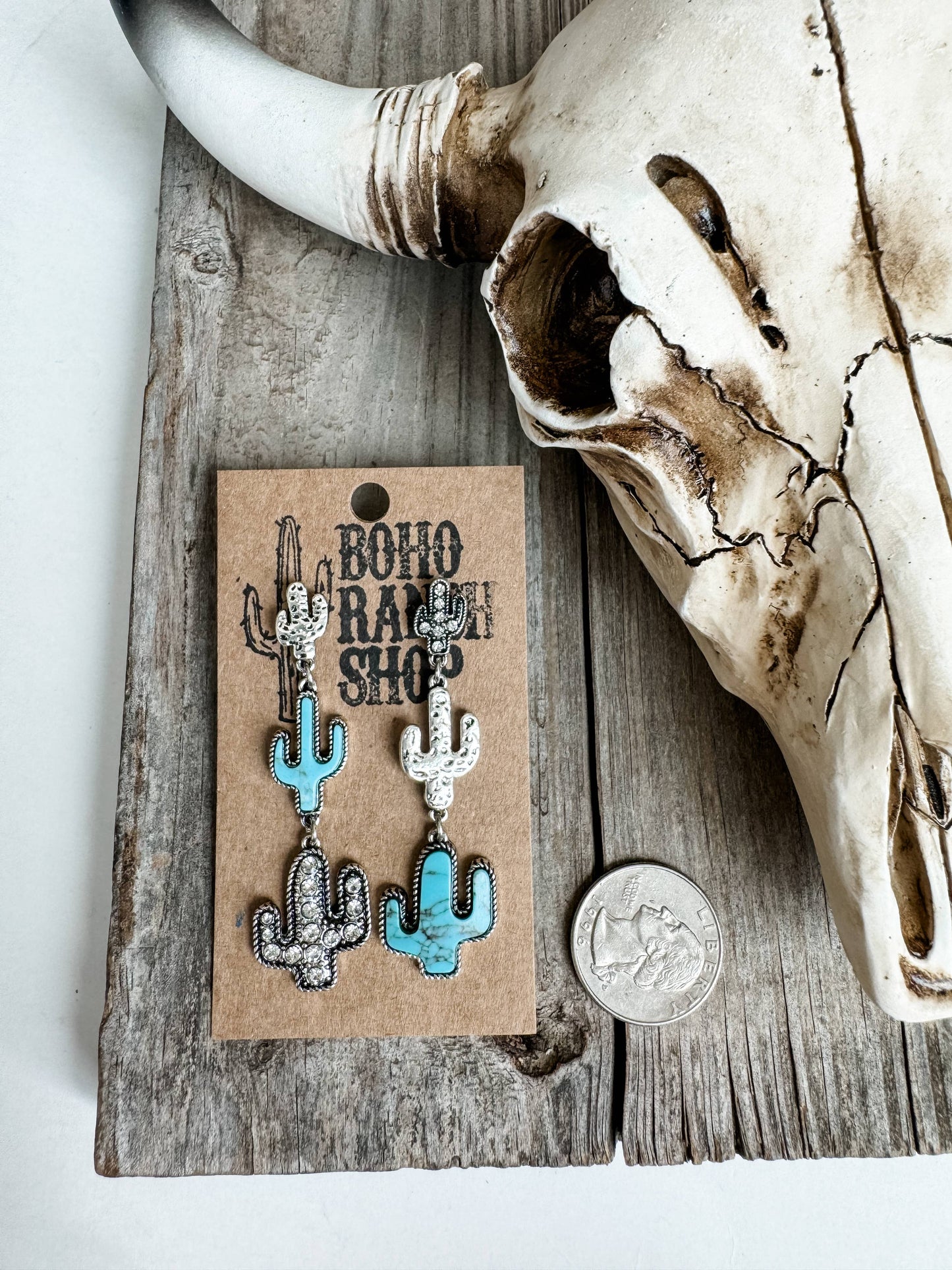CACTUS DROP EARRINGS
