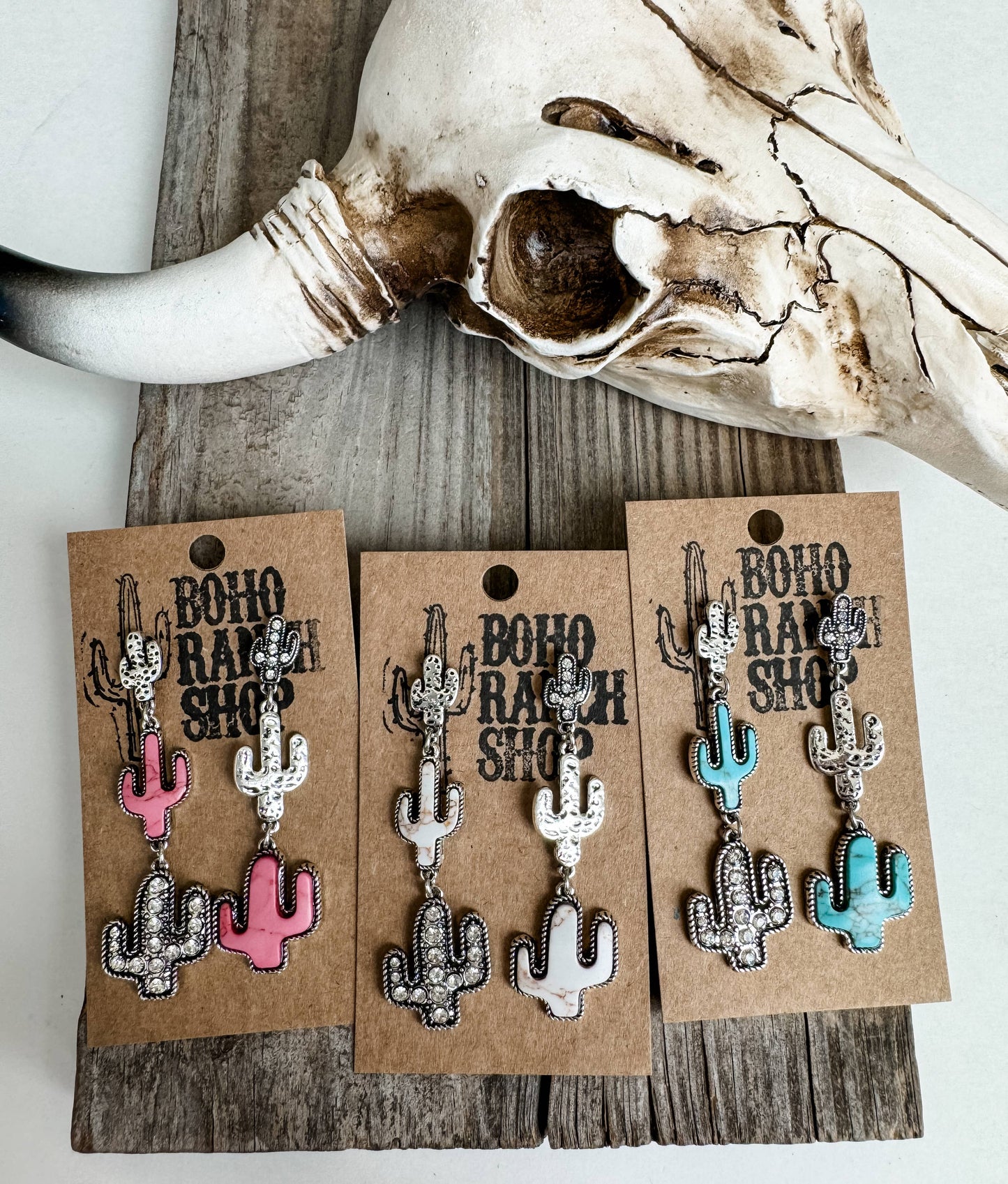 CACTUS DROP EARRINGS