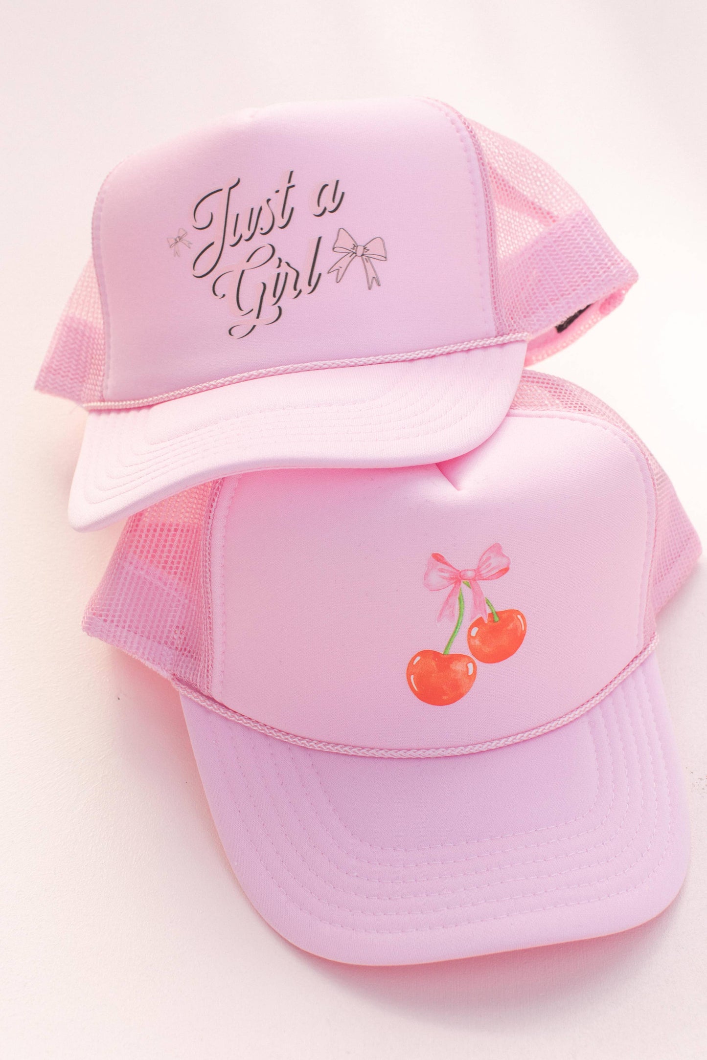 JUST A GIRL TRUCKER HAT