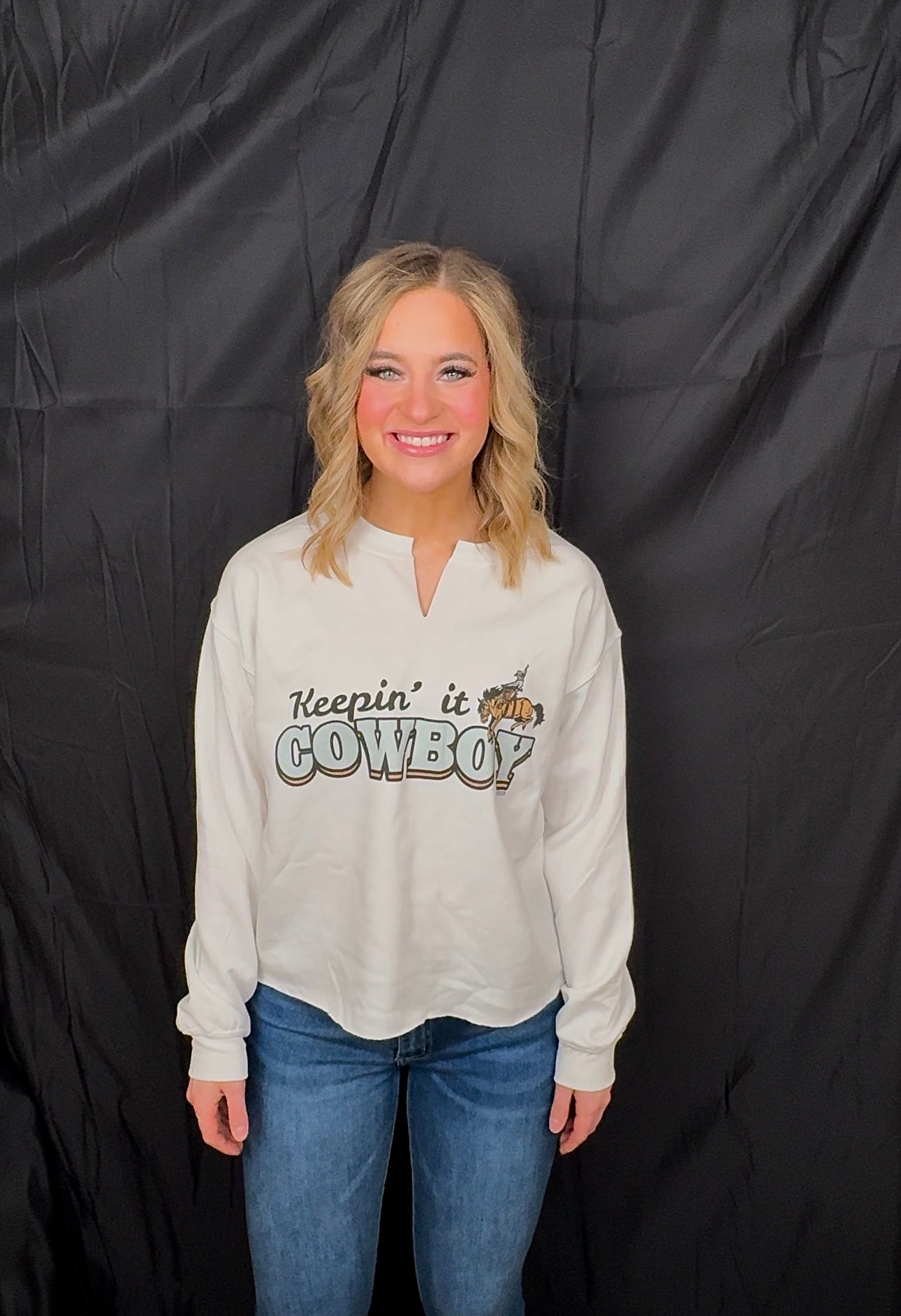 KEEPIN' IT COWBOY SWEATSHIRT