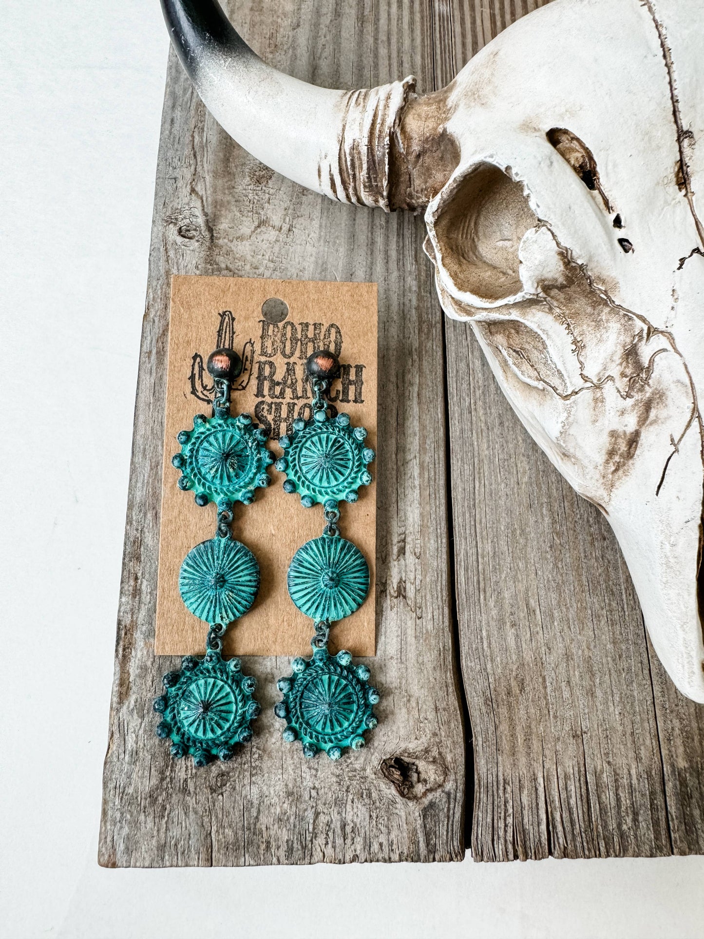 CONCHO EARRING