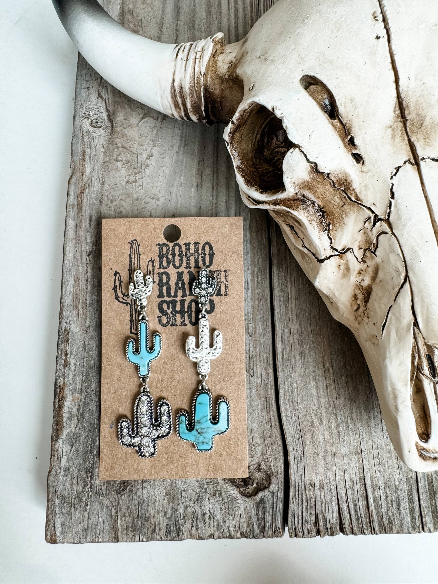 CACTUS DROP EARRINGS