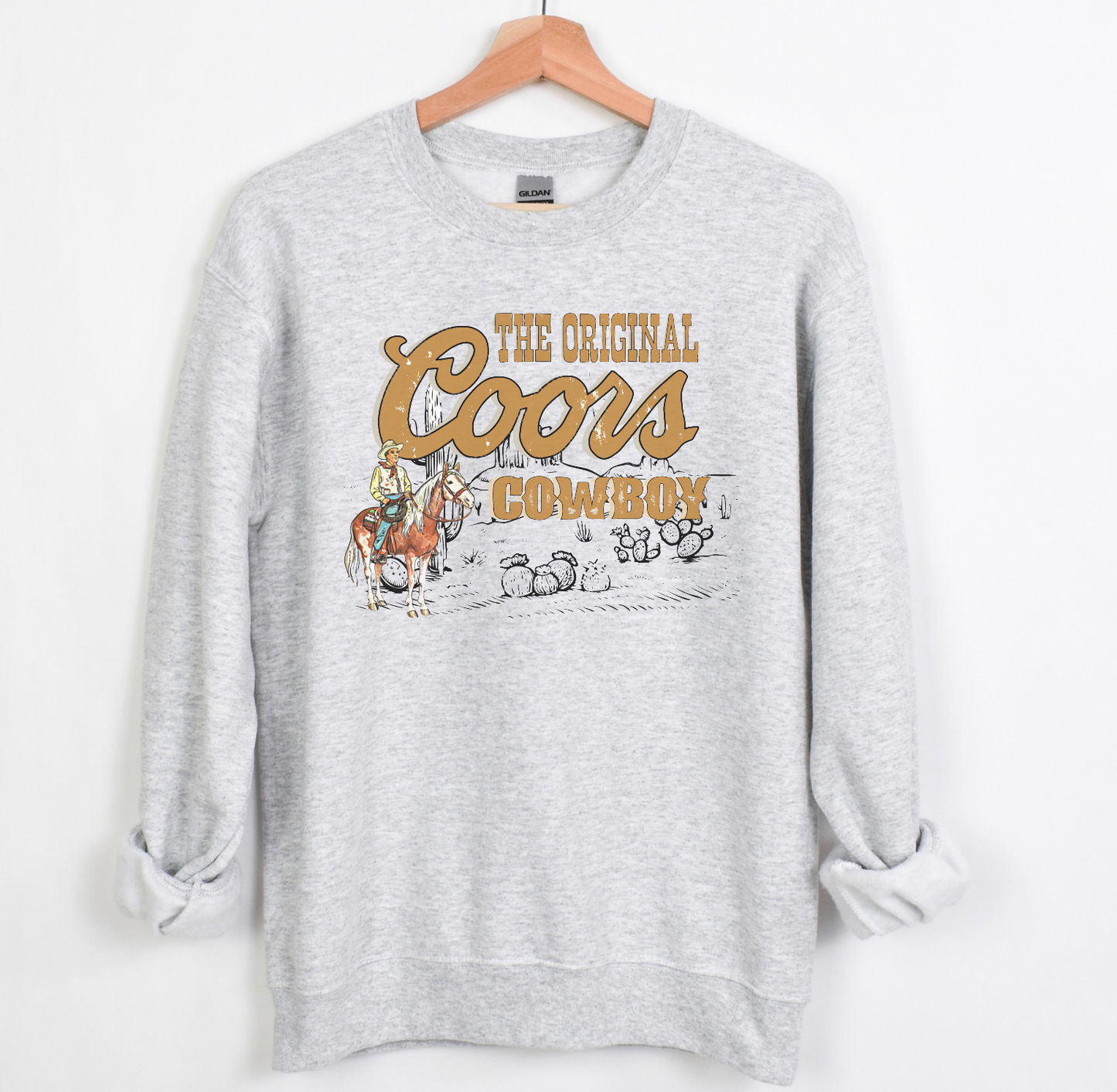 COORS COWBOY CREWNECK
