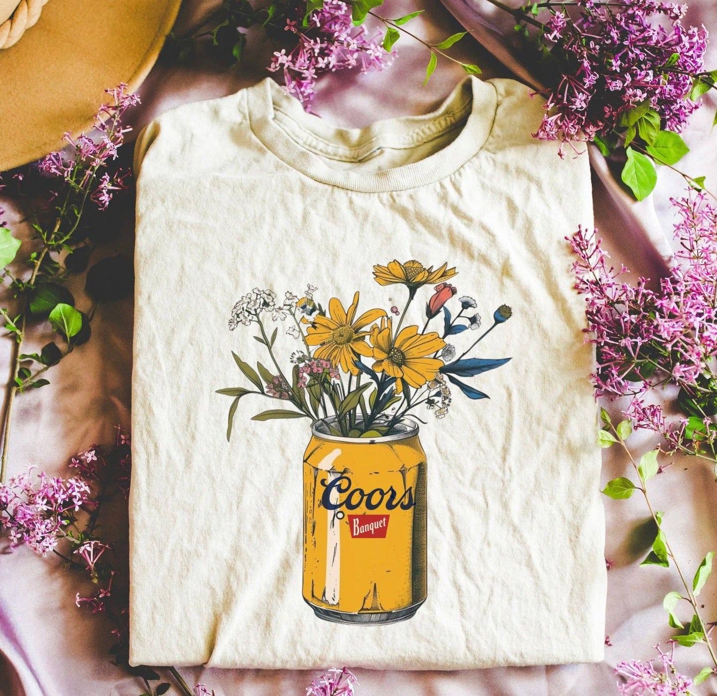 COORS W/ FLOWERS