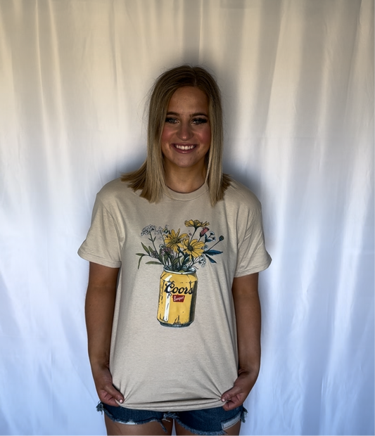 TWISTED TEA W/ FLOWERS