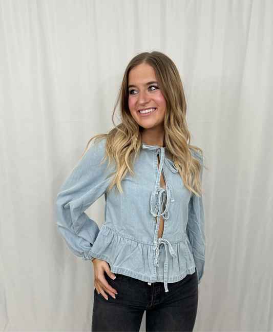 DENIM TOP