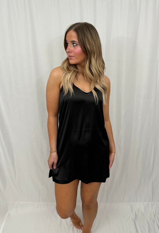 SATIN DRESS